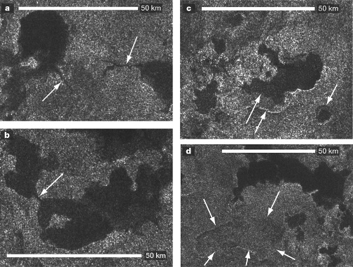 Examples of the lakes from the T16 radar swath.